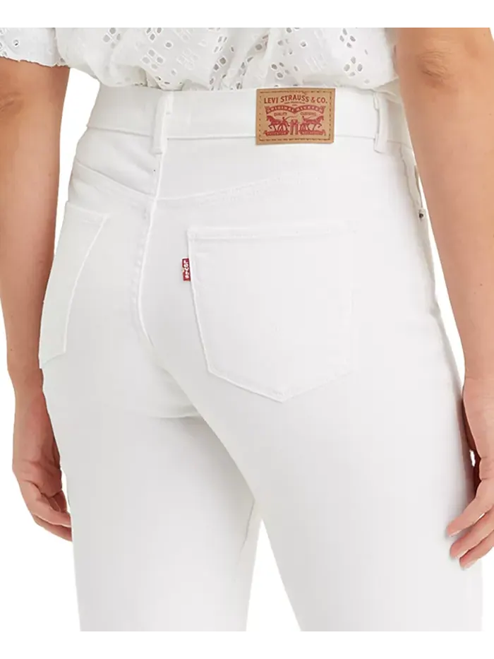 Женские классические джинсы средней посадки с прямыми штанинами Levi's — изображение 6 из 7, белый