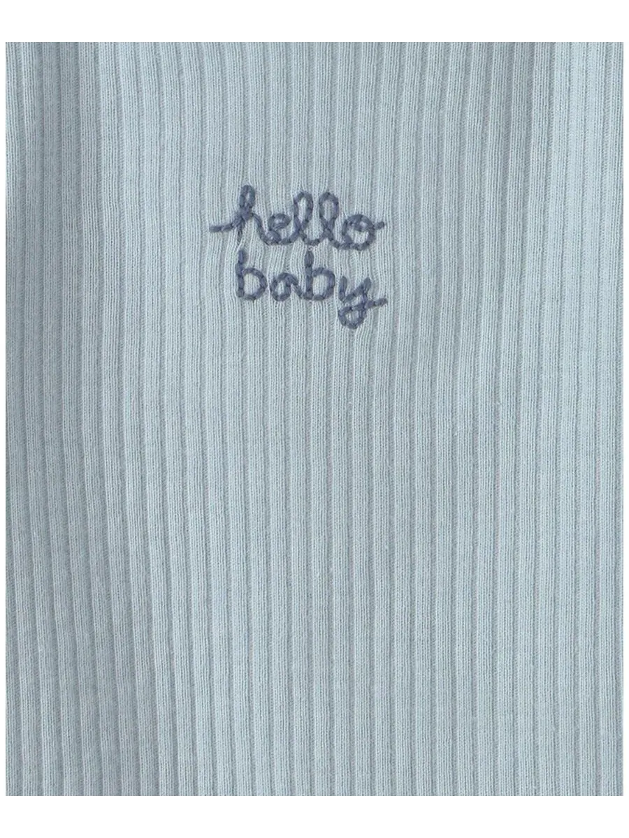 Комплект боди с коротким рукавом, с морским принтом и вышивкой Hello Baby, 5 предметов Carter's — изображение 2 из 7