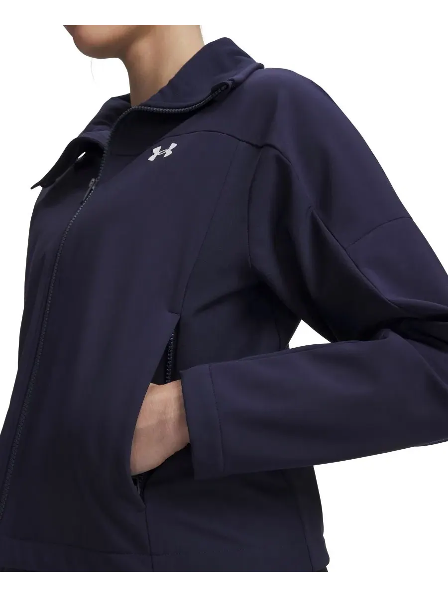 Женская куртка с воротником Shield Collared Under Armour — изображение 2 из 4, темно-синий