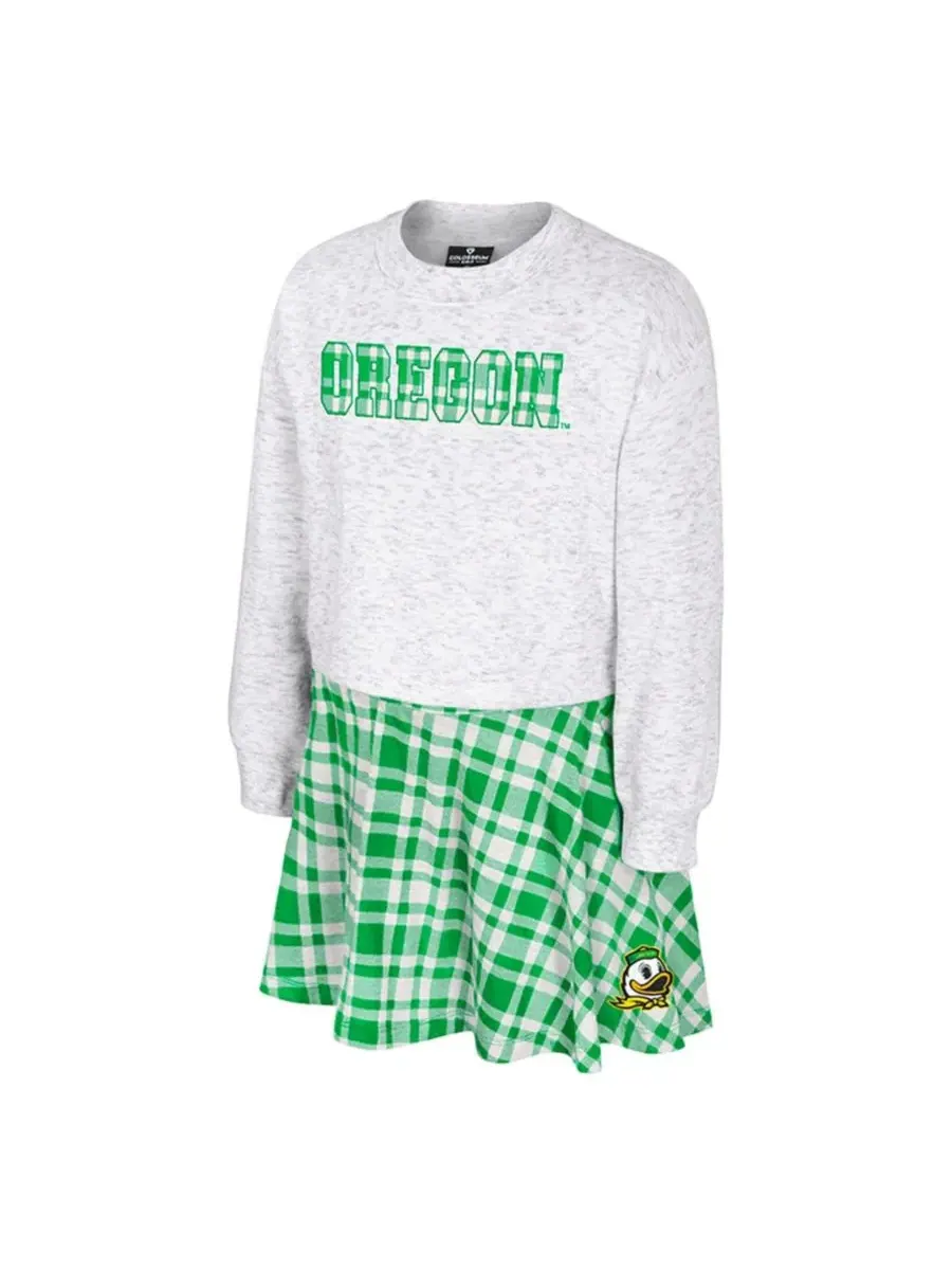 Комплект из топа и юбки в клетку Marceline Plaid Skirt and Top Set Colosseum — изображение 2 из 3, белый