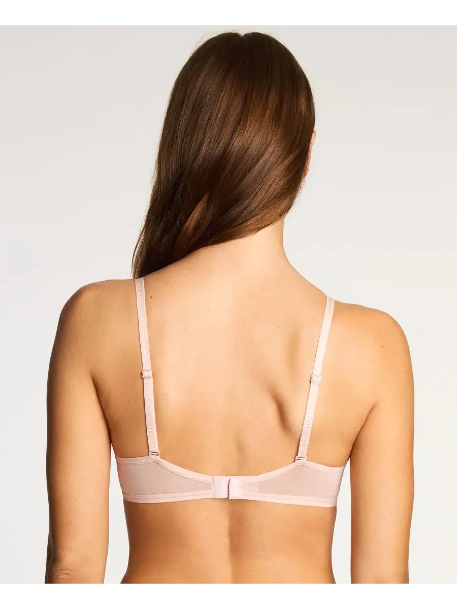 Бюстгальтер T-shirt с контурными чашками и глубоким вырезом, модель Plunge Contour Low Coverage — изображение 3 из 6, розовый