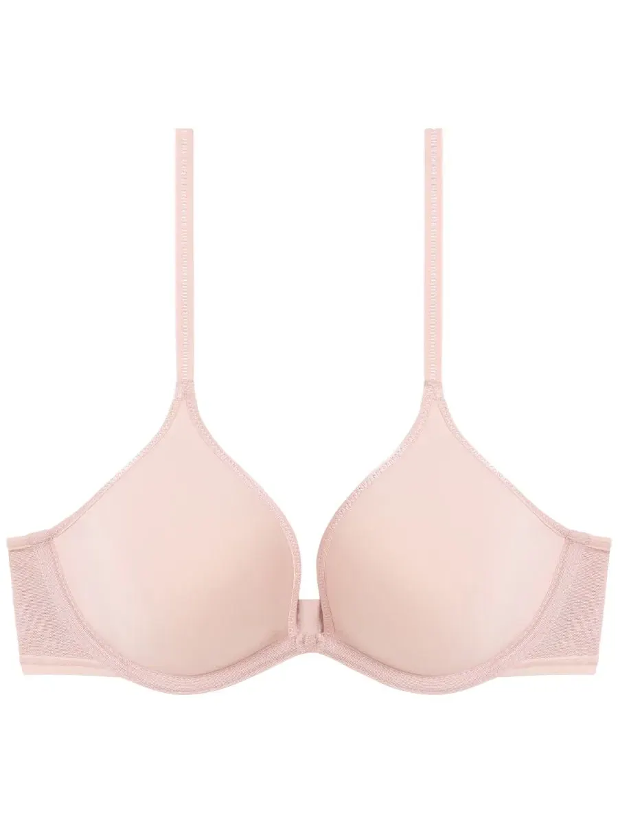 Бюстгальтер T-shirt с контурными чашками и глубоким вырезом, модель Plunge Contour Low Coverage — изображение 5 из 6, розовый