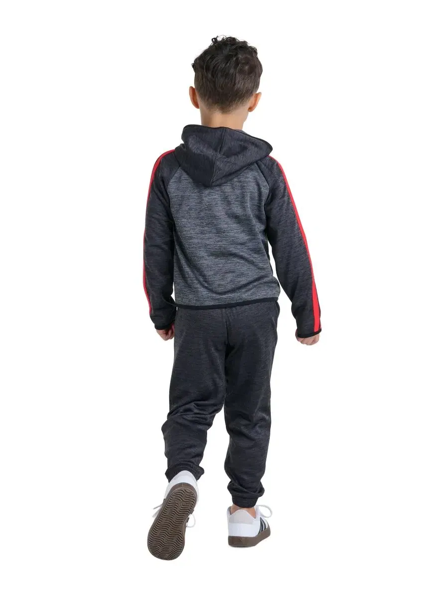 Комплект из куртки и джоггеров с капюшоном, модель 2-Piece Set adidas — изображение 4 из 4, черный/красный