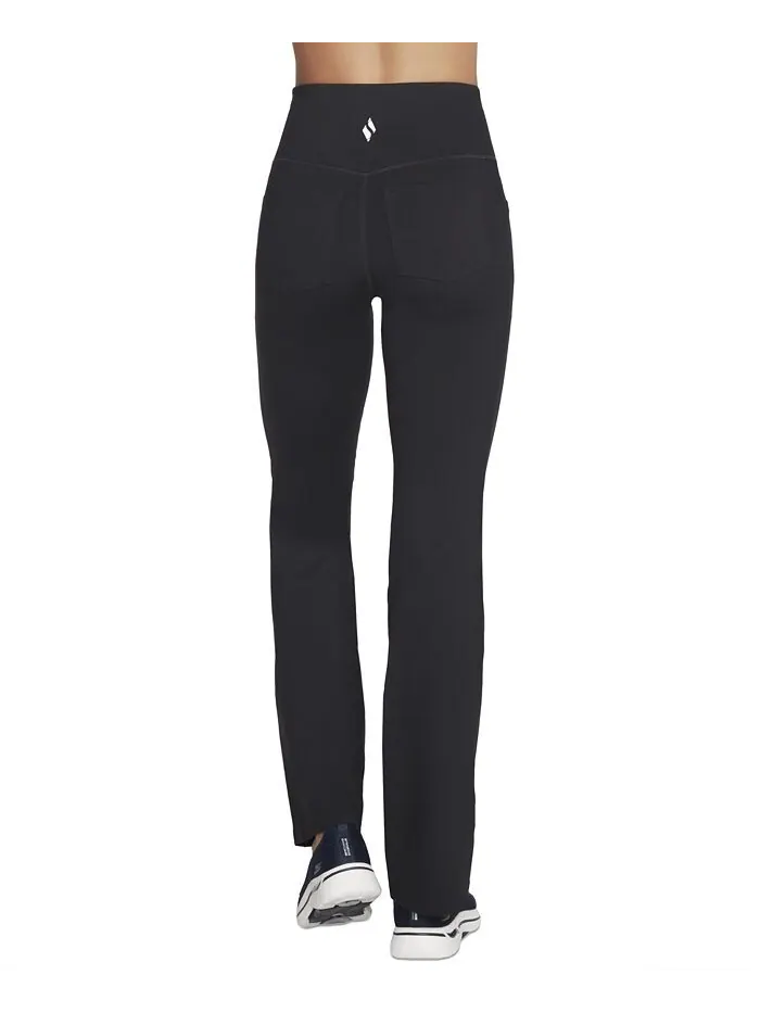 Женские брюки-клеш GO WALK Wear Evolution II Skechers — изображение 2 из 3, черный