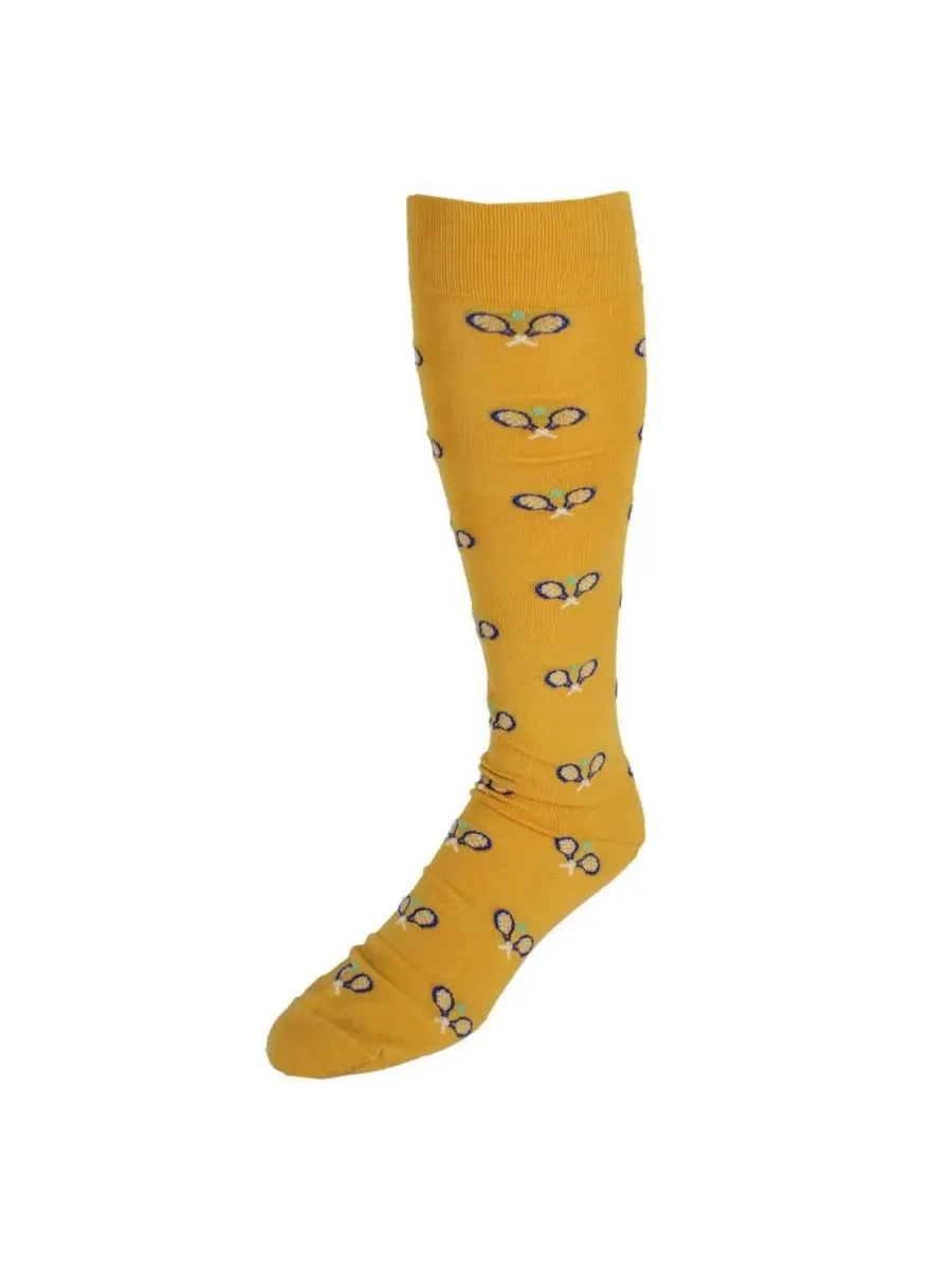 Мужские носки See You at the Club Racquet Ball Over the Calf Novelty Dress Sock (1 пара) TRAFALGAR