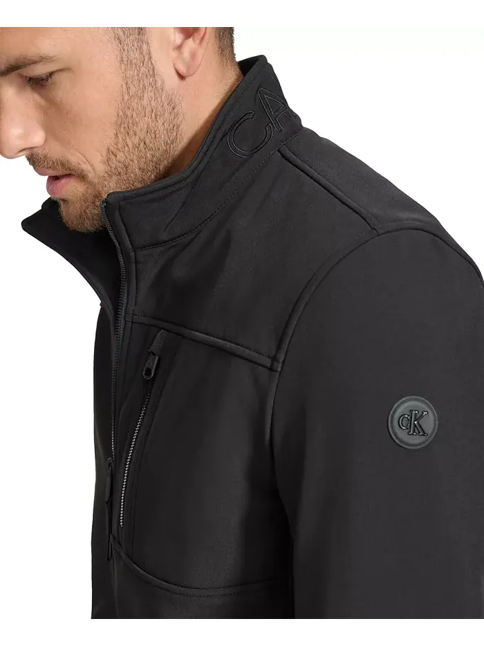 Ветровка Calvin Klein Infinite Stretch Soft Shell — изображение 5 из 8, черный