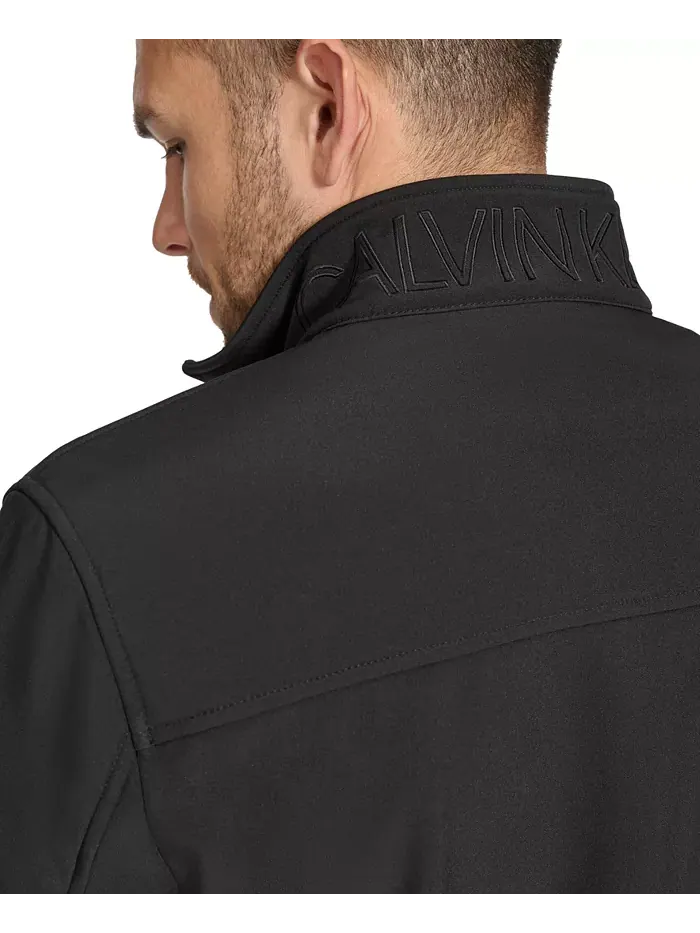 Ветровка Calvin Klein Infinite Stretch Soft Shell — изображение 6 из 8, черный