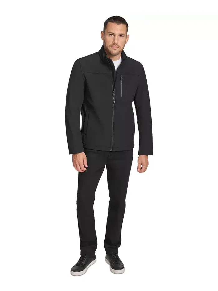 Ветровка Calvin Klein Infinite Stretch Soft Shell — изображение 7 из 8, черный