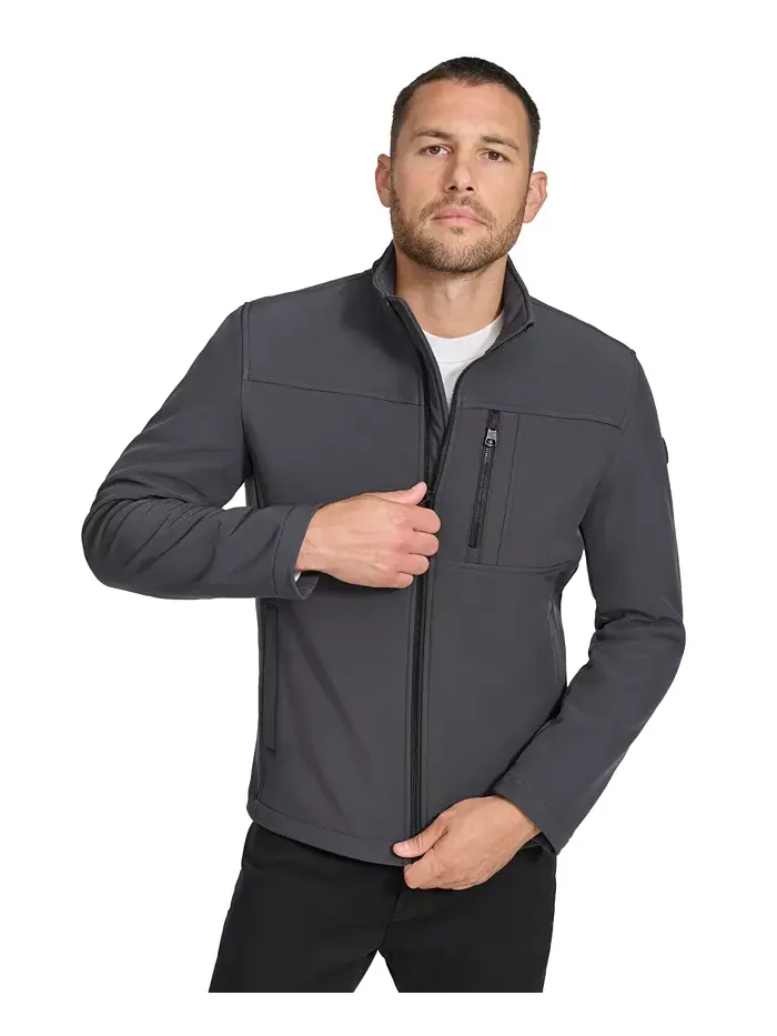 Ветровка Calvin Klein Infinite Stretch Soft Shell — изображение 2 из 9, железный