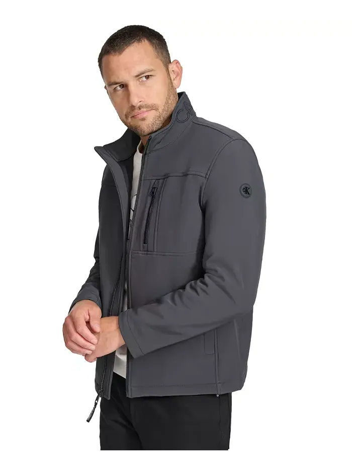 Ветровка Calvin Klein Infinite Stretch Soft Shell — изображение 4 из 9, железный