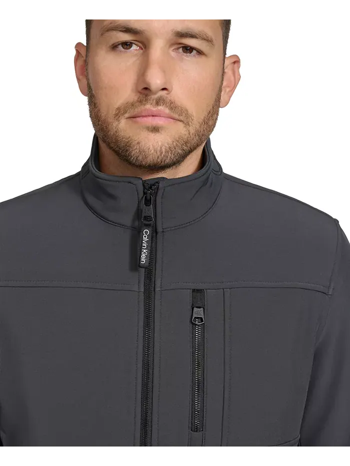 Ветровка Calvin Klein Infinite Stretch Soft Shell — изображение 5 из 9, железный