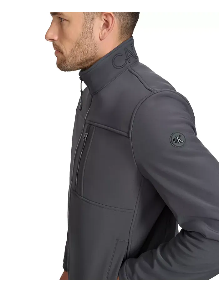 Ветровка Calvin Klein Infinite Stretch Soft Shell — изображение 6 из 9, железный