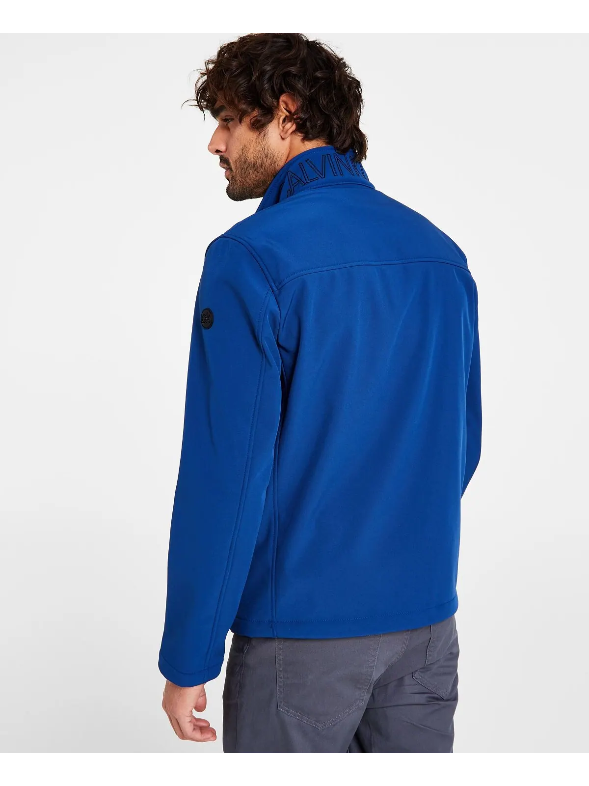 Ветровка Calvin Klein Infinite Stretch Soft Shell — изображение 3 из 5, синий