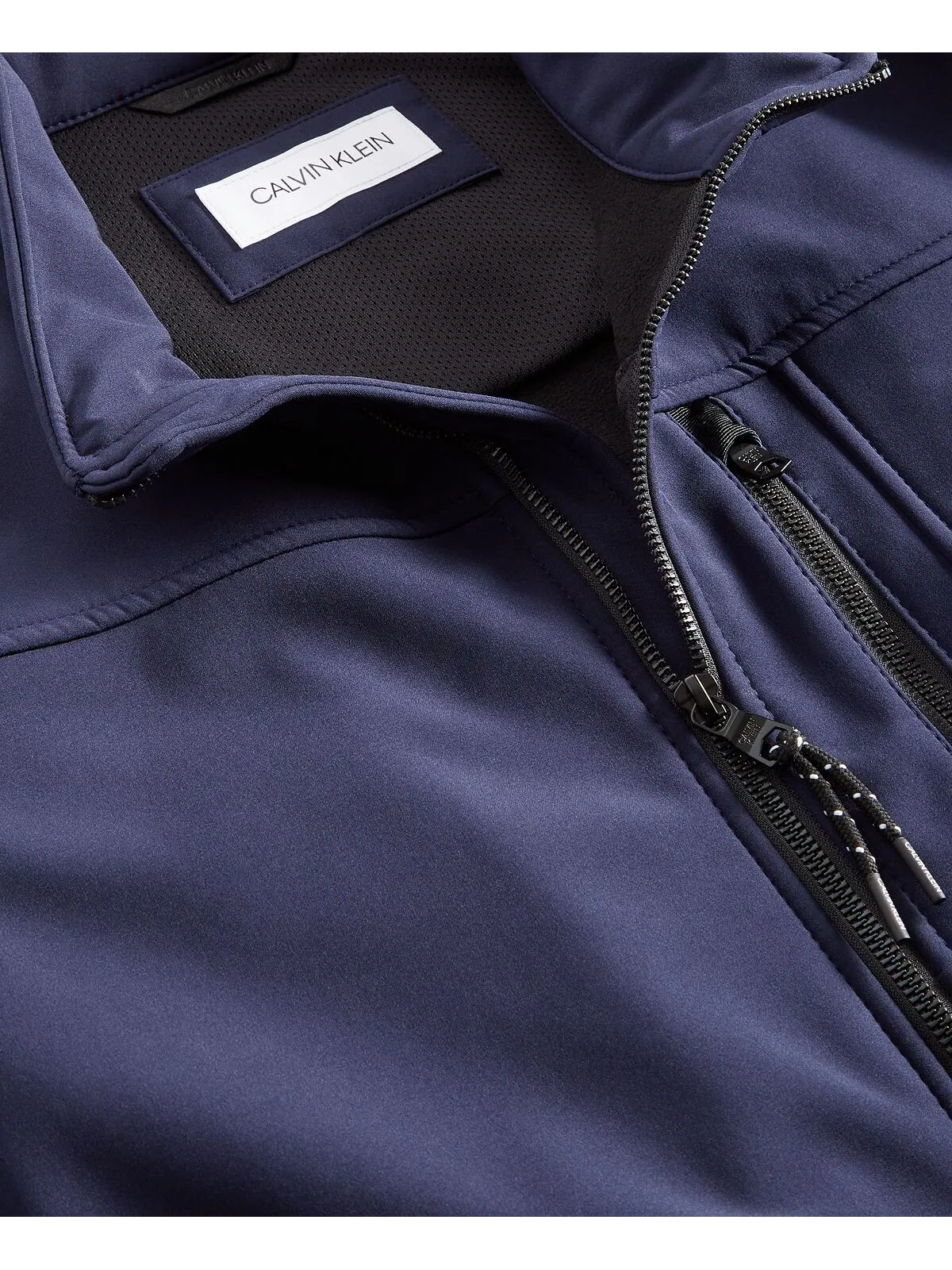 Ветровка Calvin Klein Infinite Stretch Soft Shell — изображение 4 из 5, темно-синий