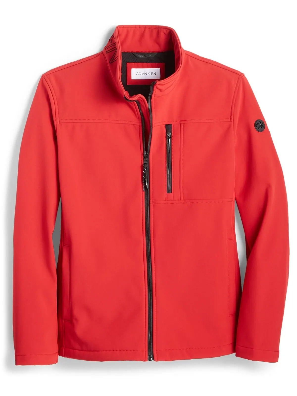 Ветровка Calvin Klein Infinite Stretch Soft Shell — изображение 1 из 7, глубокий красный