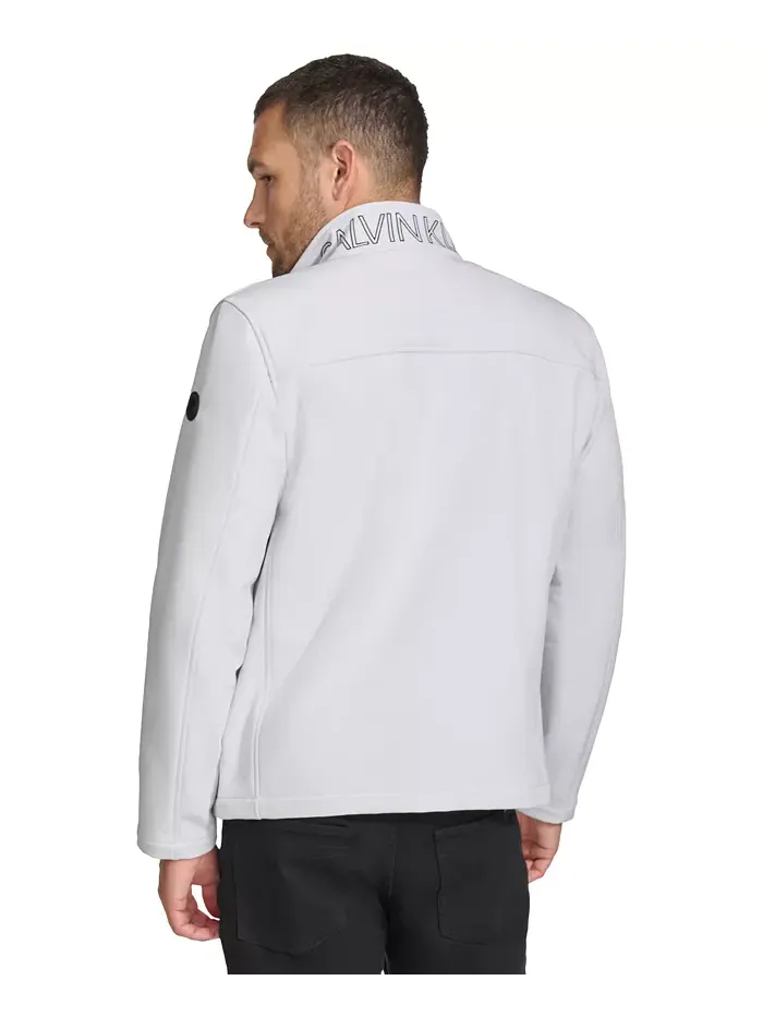 Ветровка Calvin Klein Infinite Stretch Soft Shell — изображение 3 из 8, белый
