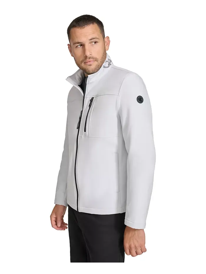 Ветровка Calvin Klein Infinite Stretch Soft Shell — изображение 4 из 8, белый