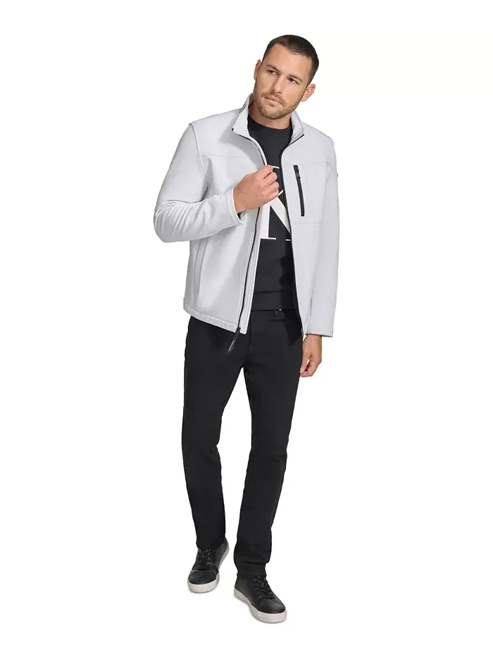 Ветровка Calvin Klein Infinite Stretch Soft Shell — изображение 7 из 8, белый