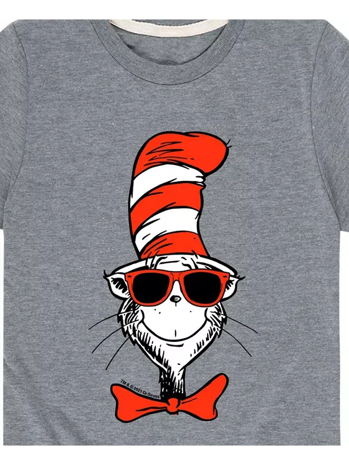 Футболка с принтом "Кот в шляпе" для мальчиков Toddler Boys Cat In the Hat Graphic T-Shirt Dr. Seuss — изображение 3 из 3