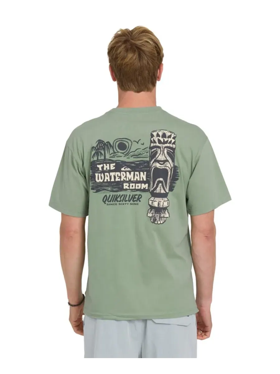 Мужская классическая футболка с коротким рукавом Quiksilver Room Quiksilver Waterman