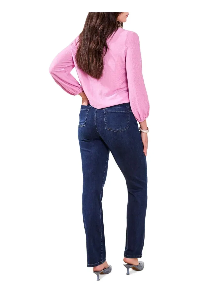 Женские джинсы Sophia Curvy Boundless Stretch Denim Pull-On Straight Leg Jeans Tribal — изображение 4 из 4, черный
