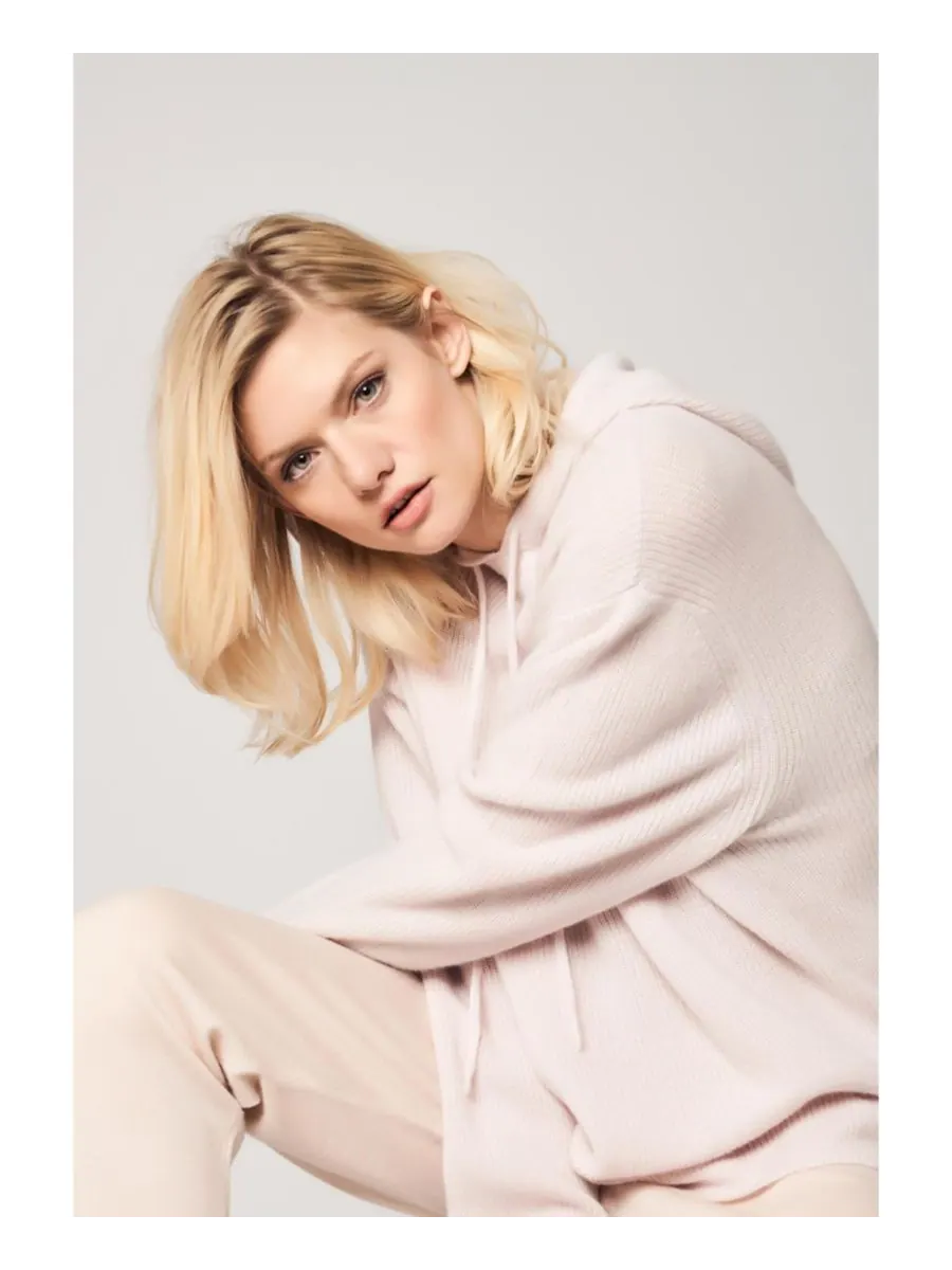Кашемировый пуловер Bellemere Everyday Bellemere New York — изображение 2 из 10, розовый
