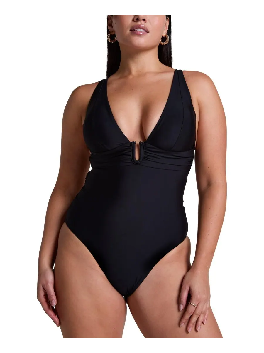 Женский корректирующий купальник Hunkemoller Luna Hunkemöller — черный