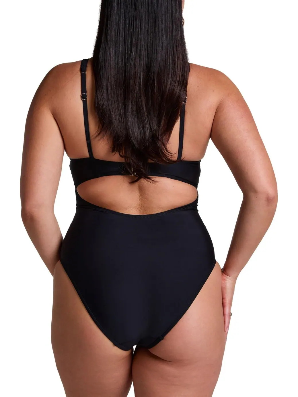 Женский корректирующий купальник Hunkemoller Luna Hunkemöller — изображение 2 из 4, черный