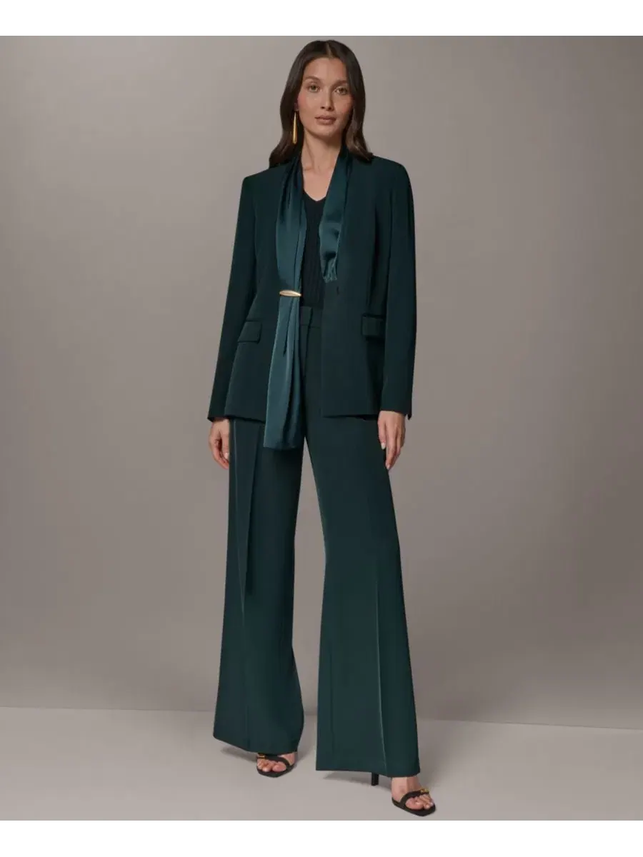 Женский блейзер с шарф-воротником Donna Karan New York — изображение 11 из 11, черный