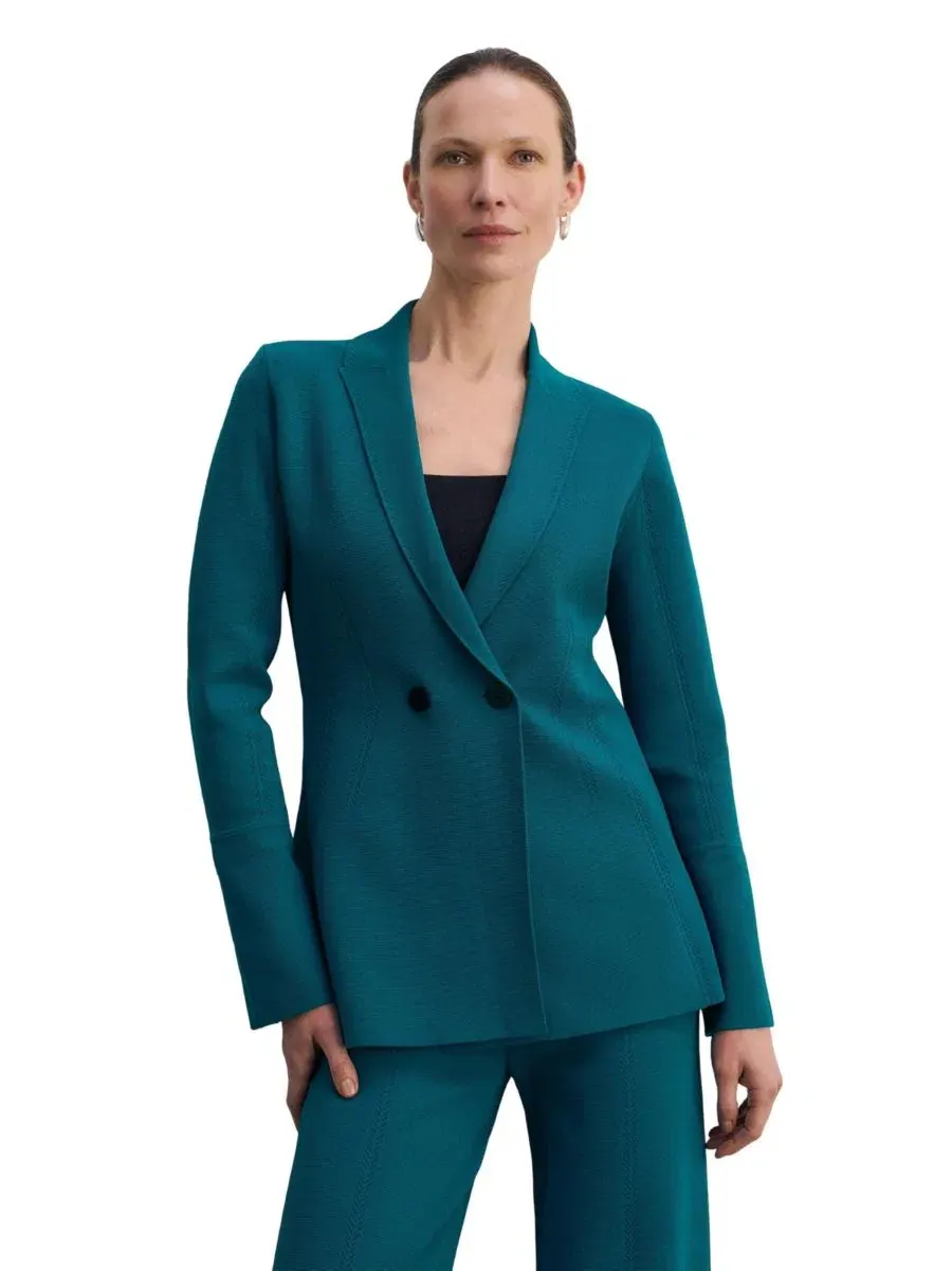 Женский двубортный блейзер Somerton Sculpt Knit The Fold