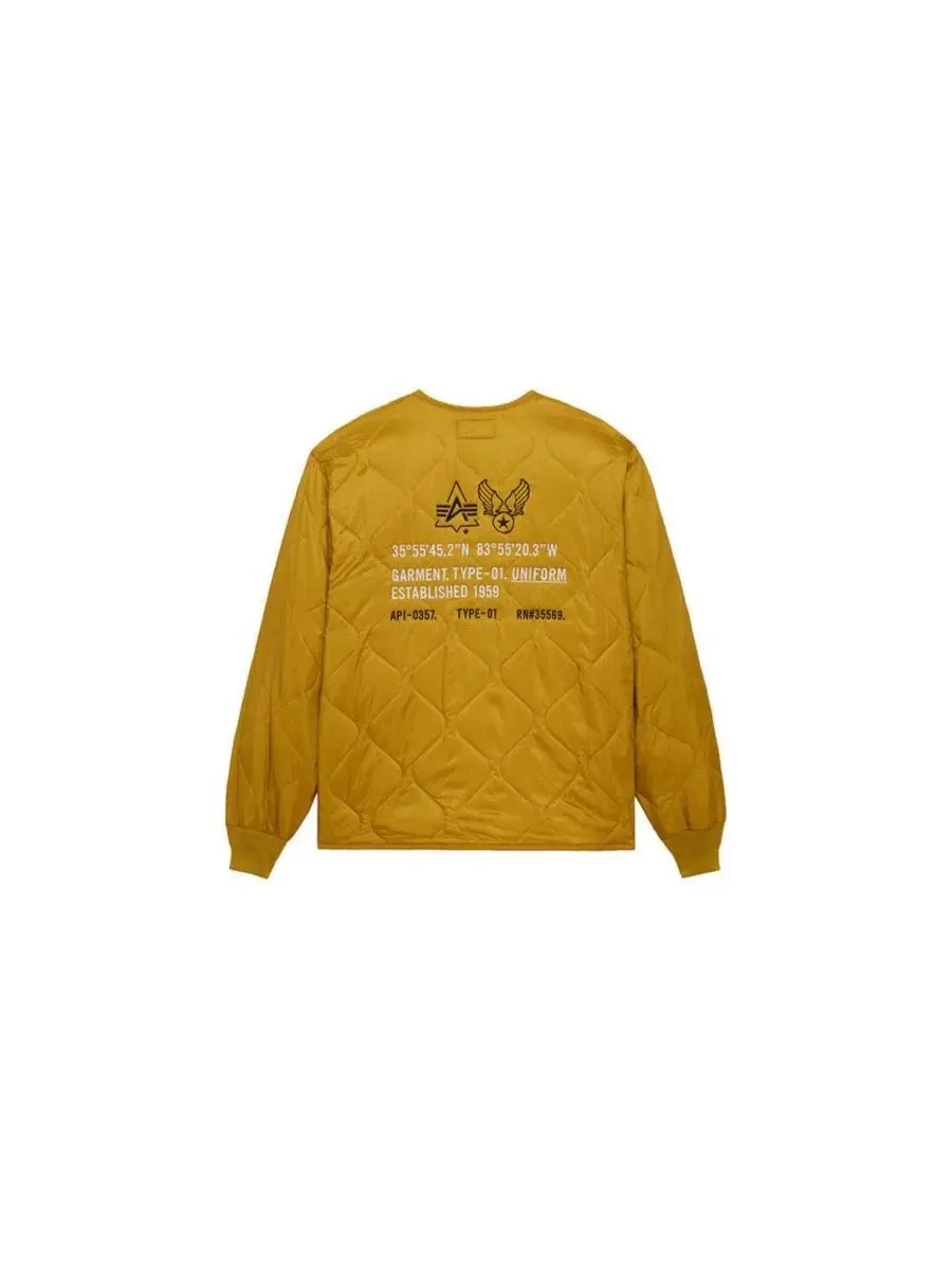 Мужская куртка-бомбер с утеплением, модель ALS/92 Relaxed Deco Liner Alpha Industries, Tumbleweed — изображение 3 из 3