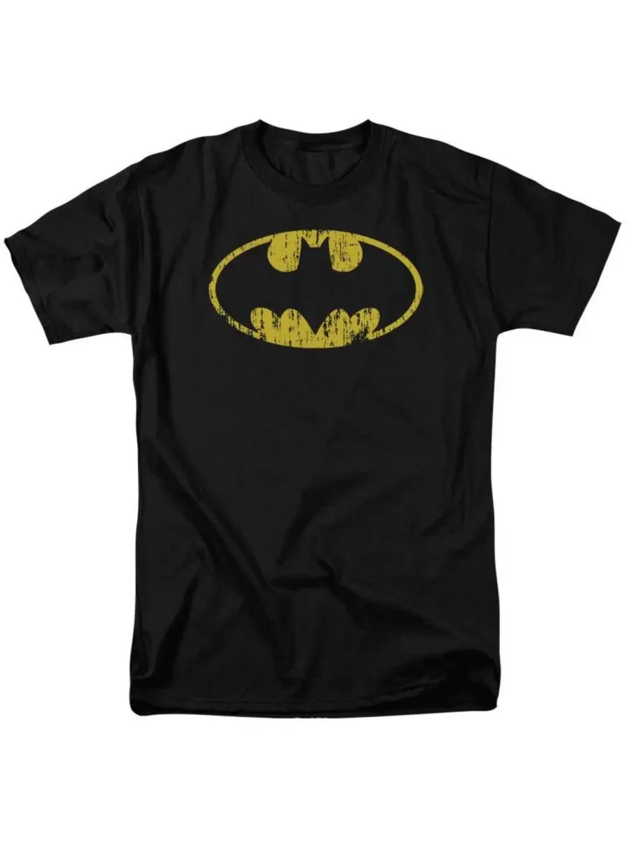 Футболка с принтом Batman — черный