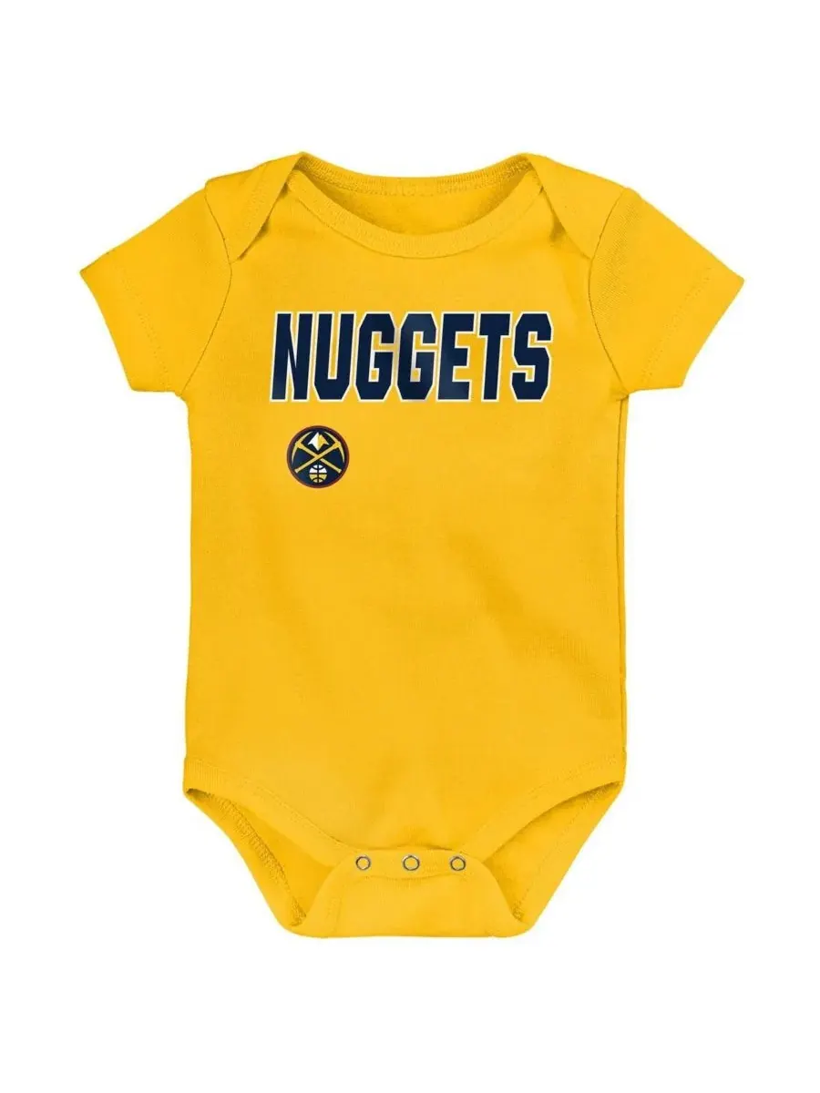 Комплект боди с коротким рукавом для малышей Denver Nuggets Littlest Player Outerstuff — изображение 2 из 4