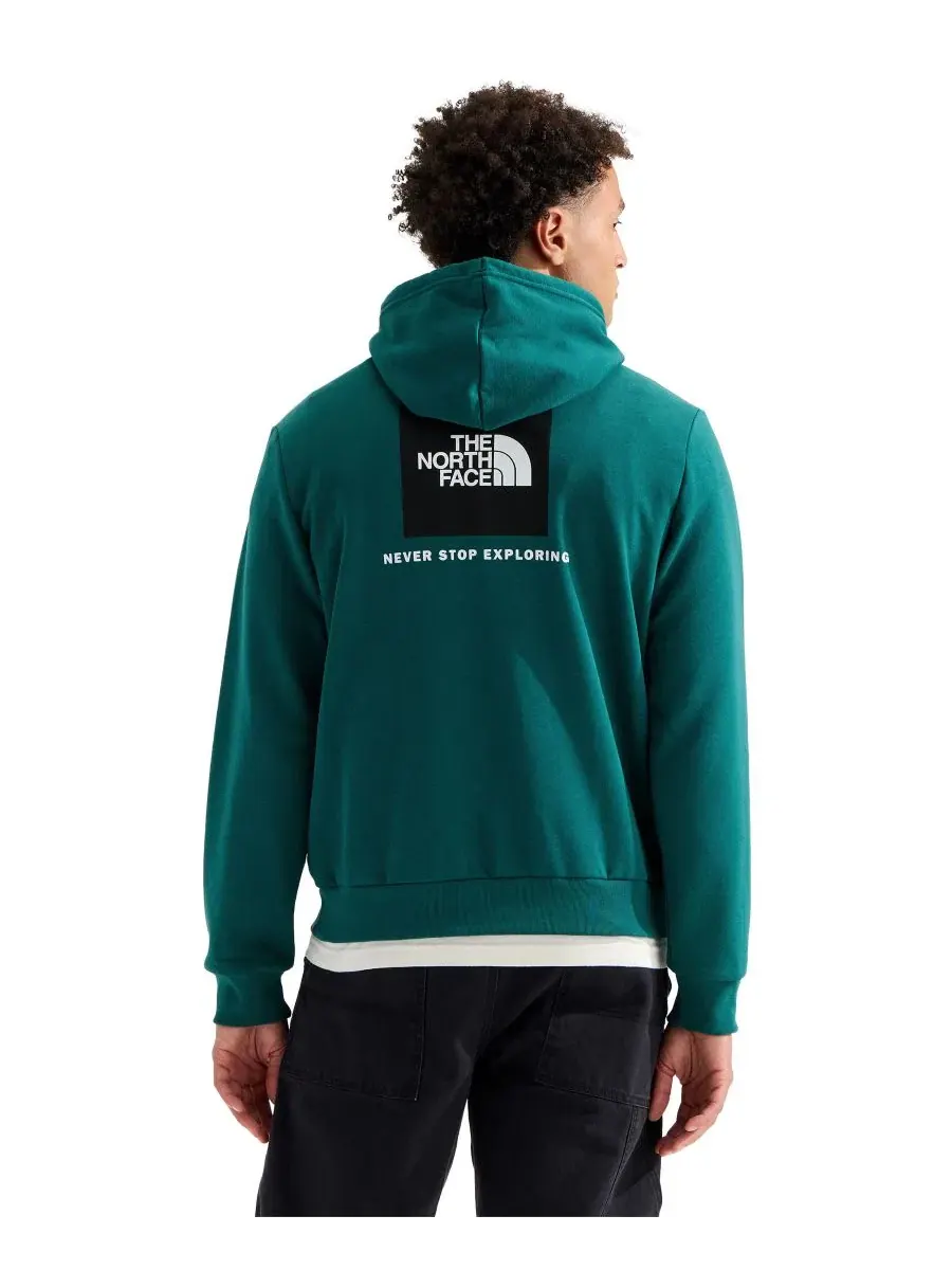 Худи с графическим принтом Never Stop Exploring Evolution Box The North Face, Pacific Teal