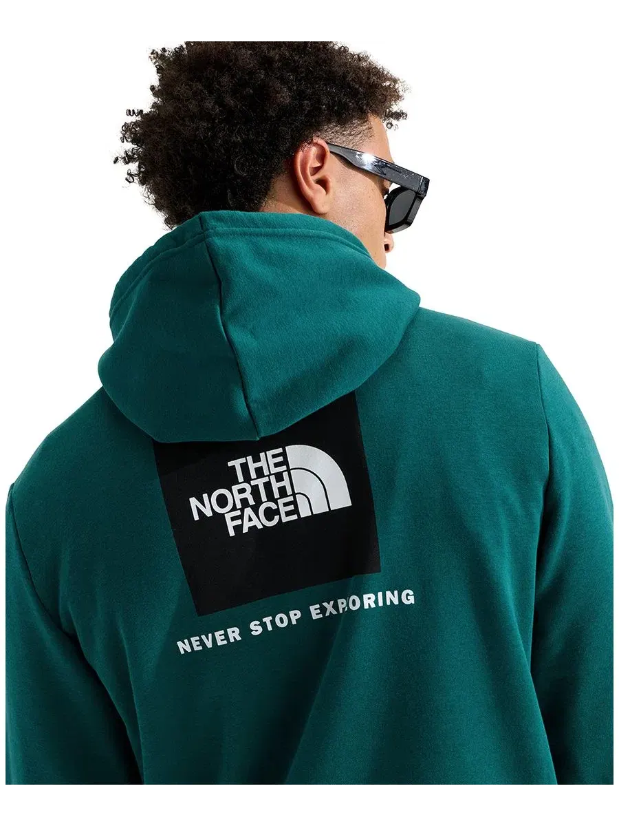 Худи с графическим принтом Never Stop Exploring Evolution Box The North Face, Pacific Teal — изображение 3 из 3