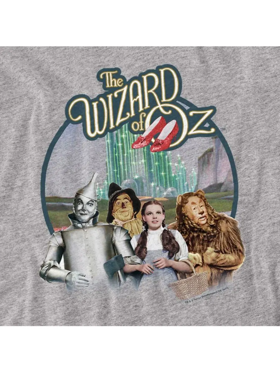 Мужская футболка с надписью «Отправляемся к волшебнику» Wizard Of Oz — изображение 2 из 3, приглушенный