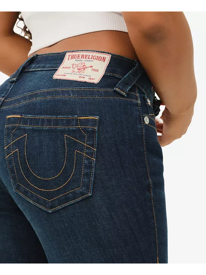 Женские джинсы Billie Mid Rise Straight True Religion — изображение 3 из 5, индиго