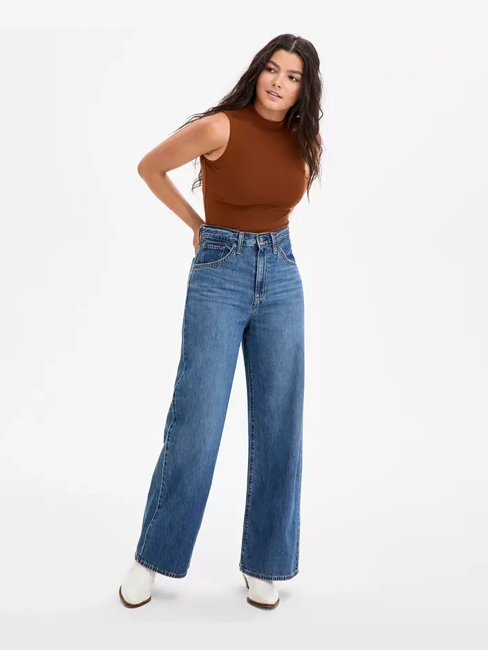 Женские мешковатые джинсы с затягивающейся талией, легкие Levi's — изображение 1 из 6, гнаться за мечтами