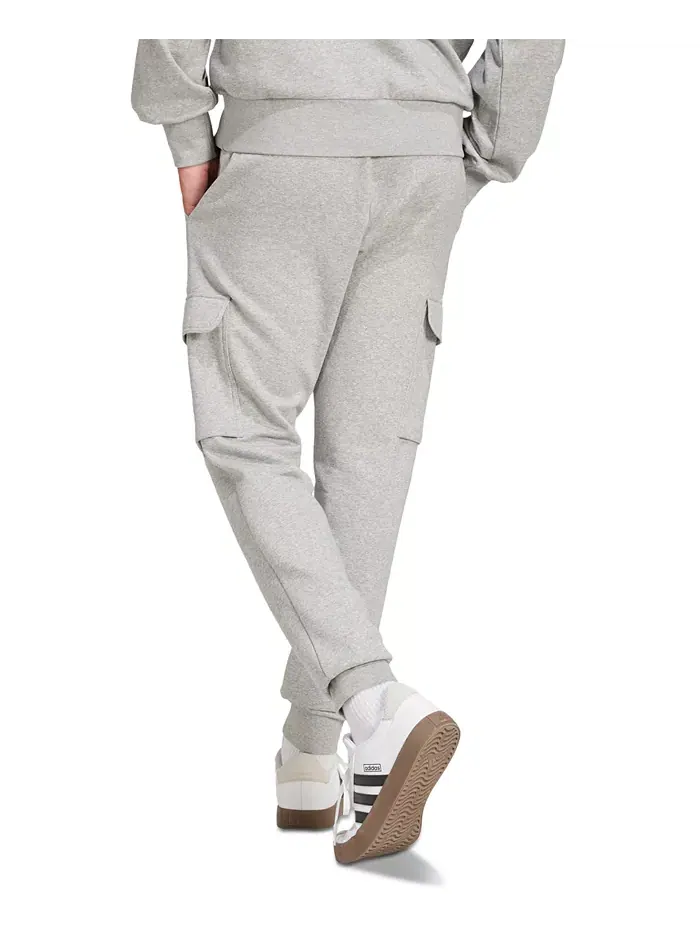 Мужские флисовые брюки-карго Essentials Adidas — изображение 2 из 2, серый