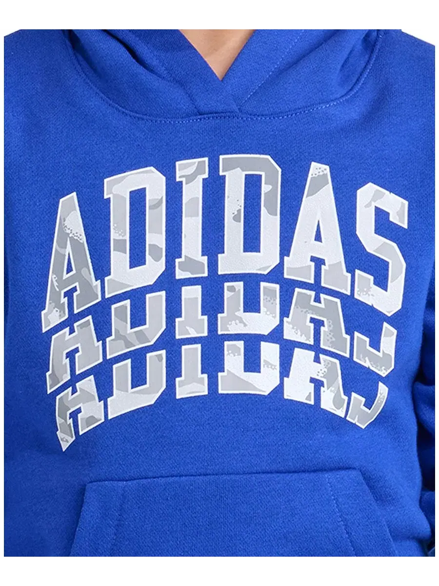 Комплект из свитшота и джоггеров с логотипом adidas — изображение 3 из 5, синий