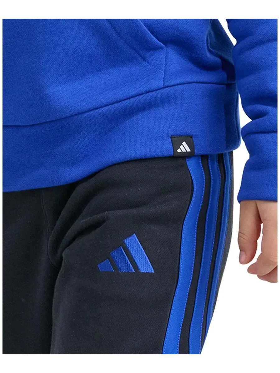 Комплект из свитшота и джоггеров с логотипом adidas — изображение 4 из 5, синий