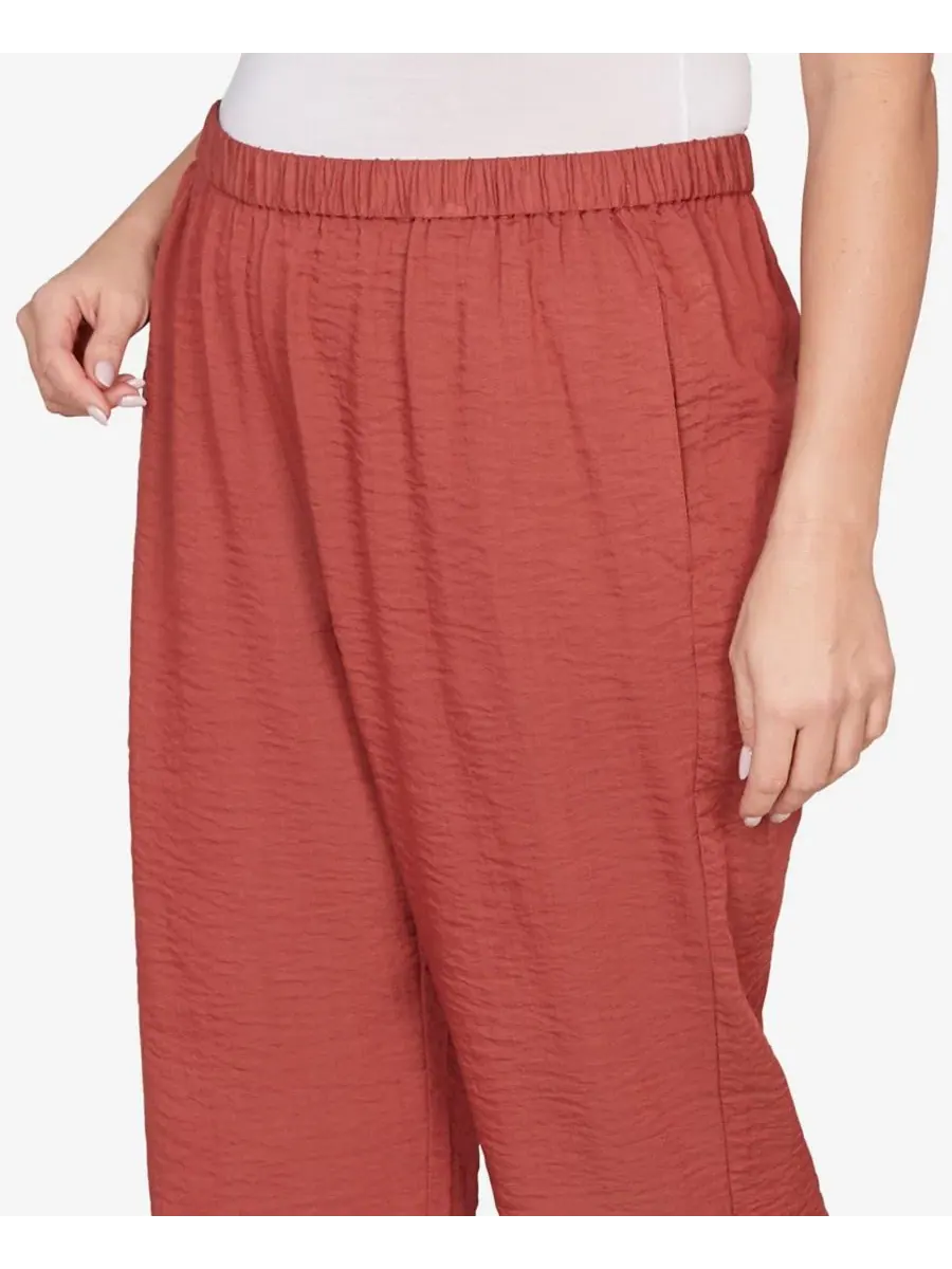 Широкие брюки Spice Market Alfred Dunner — изображение 4 из 5, коричневый