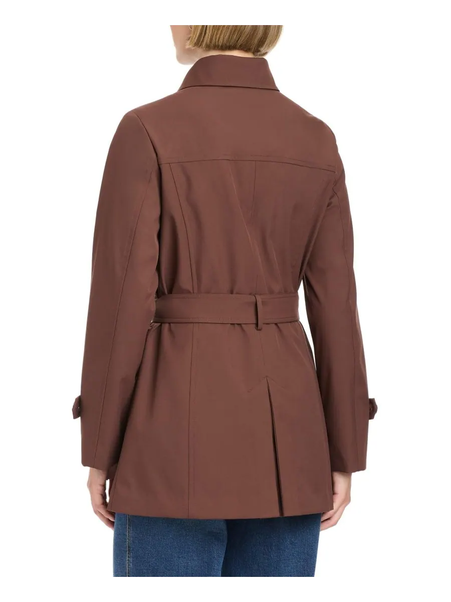 Женский двубортный тренч с поясом Vince Camuto — изображение 5 из 8, кофе
