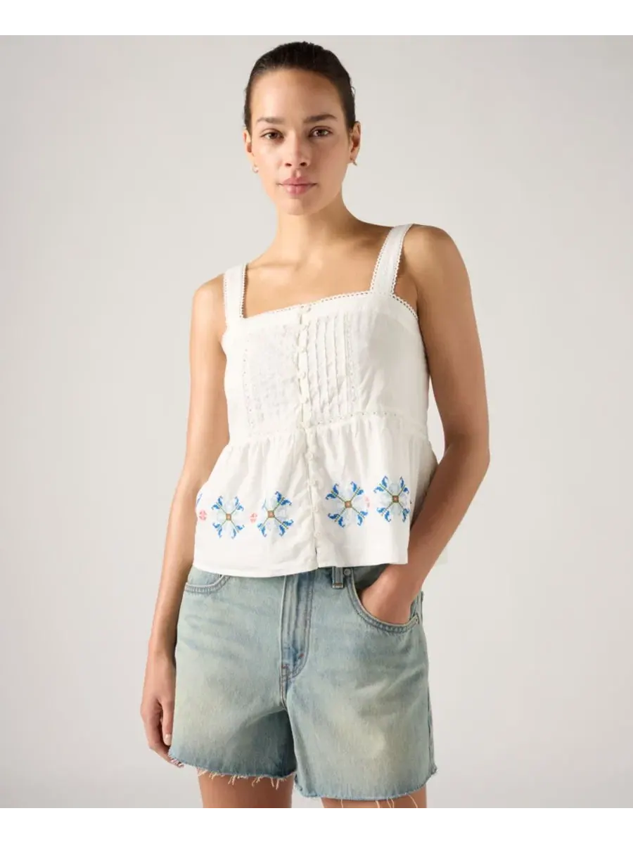 Блуза без рукавов с квадратным вырезом Mimi Levi's — 2