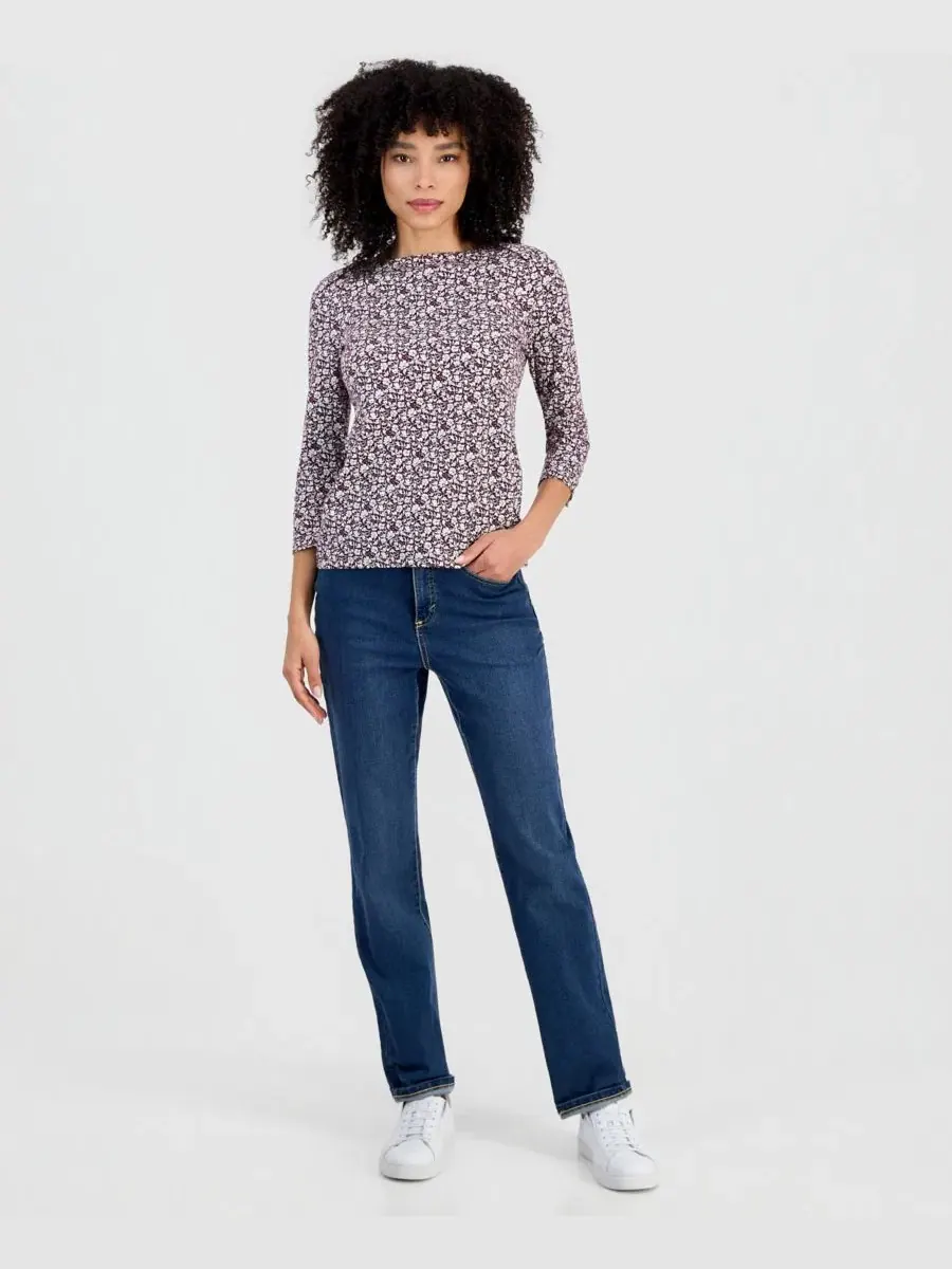 Блуза с лодочкой и 3/4 рукавом, Nala Garden Style & Co — изображение 2 из 3