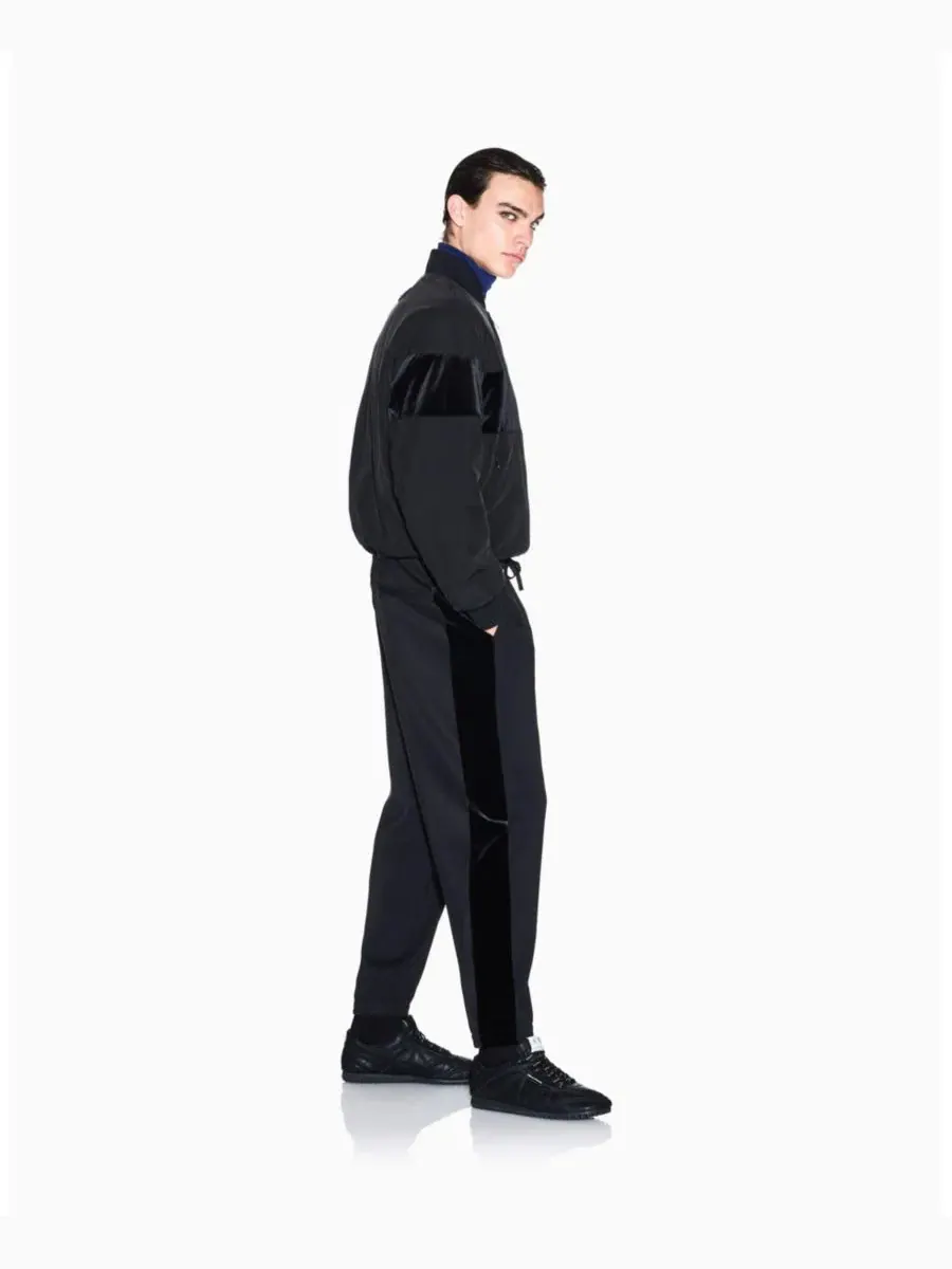 Бомбер с цветовым блоком, хлопковый A|X Armani Exchange — изображение 4 из 4, черный