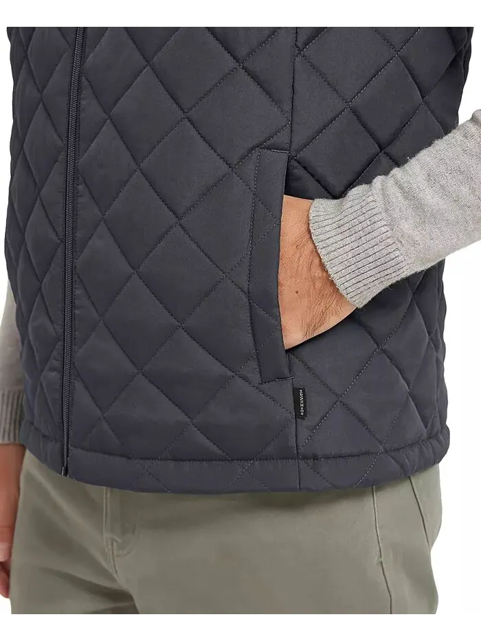 Мужской жилет Diamond Quilted Heritage Hawke & Co. — изображение 3 из 4, угольный