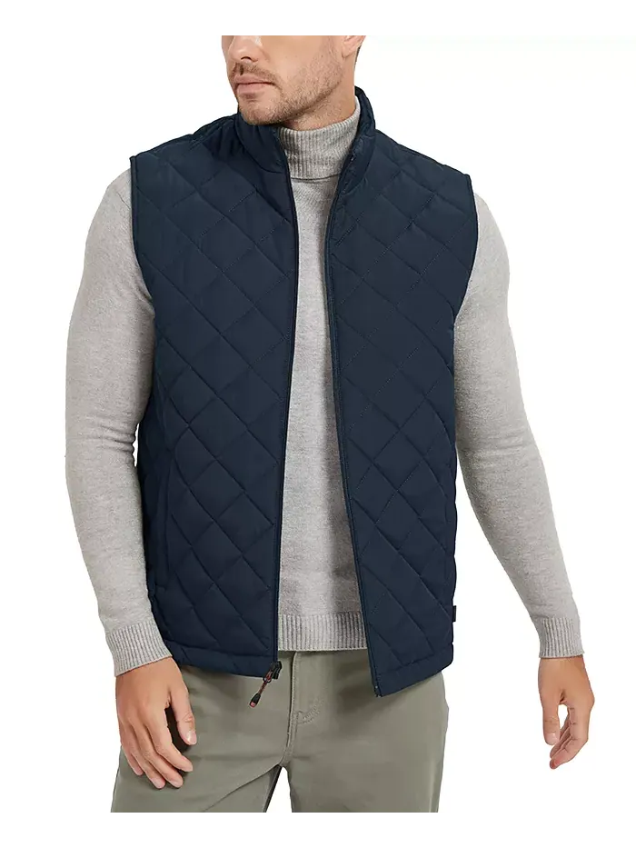 Мужская стеганая жилетка Diamond Quilted Heritage Hawke & Co. — изображение 1 из 4, темно-синий