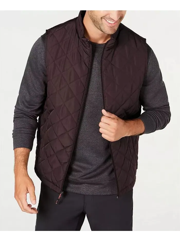 Мужской жилет Diamond Quilted Heritage Hawke & Co. — изображение 1 из 5, бордовый