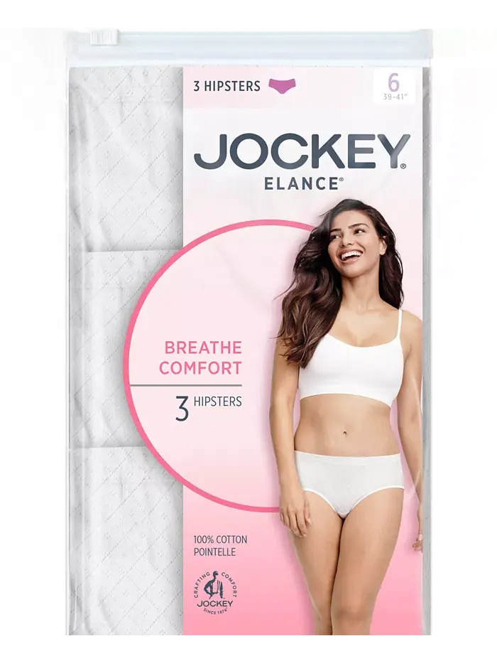 Эластичные трусики-хипстер Elance Breathe, 3 шт., арт. 1540, также доступны в увеличенных размерах — изображение 3 из 3